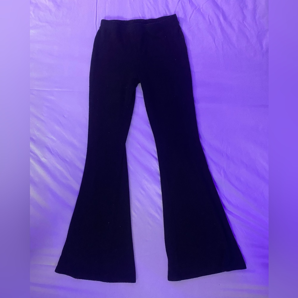 black Love & Fire flare leggings